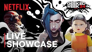 Geeked Week 2024 Live Showcase ft Squid Game Arcane One Piece amp More  Netflix [upl. by Cthrine129]