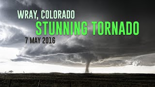 7 May 2016 Mesmerizing tornado at Wray Colorado [upl. by Eirrek]