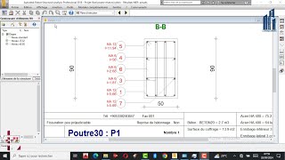 🌎 Séance n°012 BEAL I CALCUL DE RESERVOIR CYLINDRIQUE PLEIN I DIMENSIONNEMENT DE LA POUTRE [upl. by Imiaj]