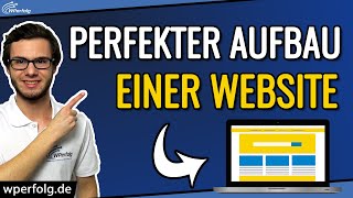 Der Perfekte Website Aufbau 2024 So Muss Deine Website amp Startseite Strukturiert Sein  Tutorial [upl. by Nurav]