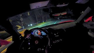 2020 Ferrari 488 Pista Night POV Drive  4K [upl. by Doloritas477]