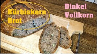 Kürbiskernbrot SUPER EASY  Rezept Anleitung [upl. by Aymahs]