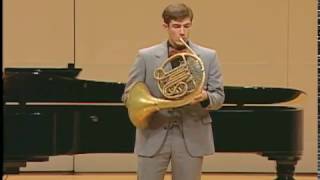 Saint Saens Morceau de Concert Timothy Bedard Horn [upl. by Ecilahs87]