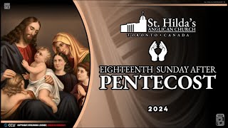 St Hildas Anglican Church Live Stream Pentecost 18 [upl. by Desdamona]