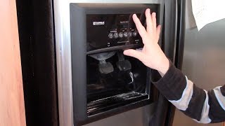 How to fix a dripping water dispenser  refrigerator repair Kenmore Whirlpool Supco [upl. by Christie]