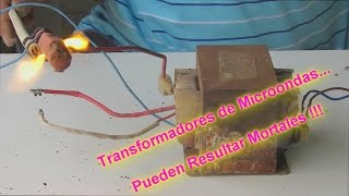 Transformador de Microondas Una Trampa Mortal  Microwave transformer A Death Trap [upl. by Levey]