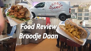 Food Review Broodje Daan  Broodje Hete Kip en Surinaamse Broodje kerrie Kip [upl. by Moffat]