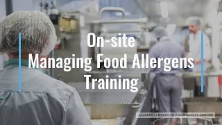 Managing Food Allergen Training on site from Advanced Food Safety Limited [upl. by Nettle747]