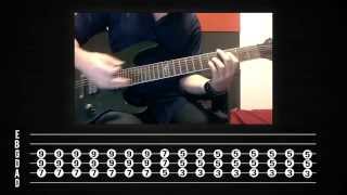 Papa Roach  Last Resort Guitar Tutorial w Tabs by Kirjai [upl. by Brewster]