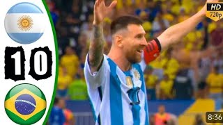 BrasileArgentina Highlights amp All Goals  Qualificazioni Mondiali [upl. by Maxy941]