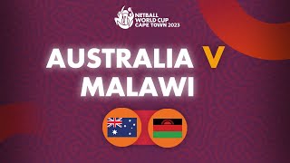 Highlights  Prelims Stage Two Australia v Malawi [upl. by Keemahs809]