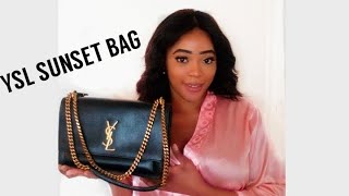 YSL SUNSET BAG FULL REVIEW [upl. by Ludly]