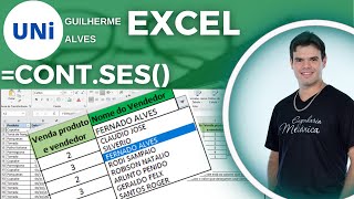 Como usar contses no excel como contar valores repetidos com 2 condições cont ses com 2 condições [upl. by Abekam809]