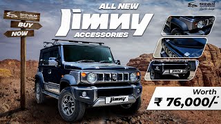 Maruti Suzuki Jimny  ACCESSORIES  Worth Rs76000 [upl. by Ynohtnaeoj]