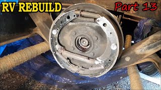 RV Rebuild Part 13 Replacing Driveline Brake  88 Chevy P30 [upl. by Roy381]