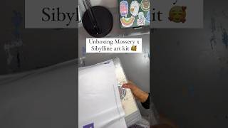 Unboxing the Sibylline x Mossery co art kit 🥰 artkit unboxing [upl. by Neerehs]