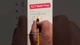 ACT Math practice question of the day 35 [upl. by Charles469]