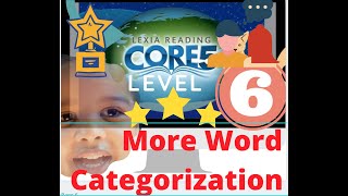 Lexia Core 5  Level 6  Categorizing Words  Word Family  Identifying words  First grade English [upl. by Ahsille47]