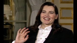 Rewind Geena Davis 1994 interview on bizarre job as mannequin prepping for Oscars amp more [upl. by Assilla473]