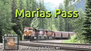 644k Marias Pass BNSF Hi Line Sub MT 0616172018 ©mbmars01 [upl. by Cleon]