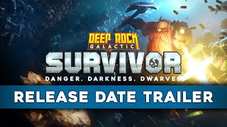 Deep Rock Galactic Survivor  Release Date Announcement Trailer [upl. by Hairehcaz974]