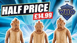 DOCTOR WHO Warriors of the Deep Action Figure Set Reduced To £1499 With Free PampP [upl. by Mahala]