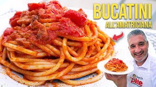 How to Make BUCATINI allAMATRICIANA Like a Roman [upl. by Adnoved]