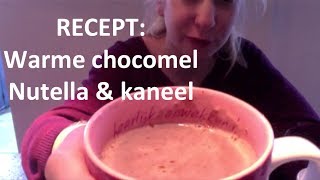 Recept hot chocolate nutella amp kaneel [upl. by Hartzel]