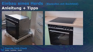 Herd Backofen und Kochfeld einbauen amp anschließen  Anleitung  Tipps [upl. by Notnyw]