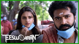 Eeswaran Tamil Movie  Simbus plan to make people stay home  Silambarasan TR  Niddhi Agerwal [upl. by Ledah]