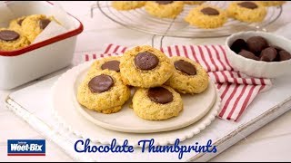 Chocolate Thumbprint Cookies 15 [upl. by Alys130]