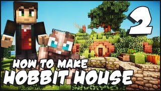 Minecraft How To Make a Hobbit House  Part 2 [upl. by Dorrehs]