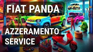 Azzerare SERVICE Fiat Panda tagliando [upl. by North]