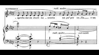 Un bel di vedremo Madama Butterfly  G Puccini Score Animation [upl. by Eiggep]