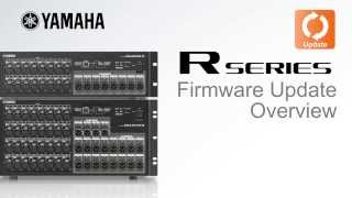 Yamaha R series Firmware Update Overview [upl. by Rici]