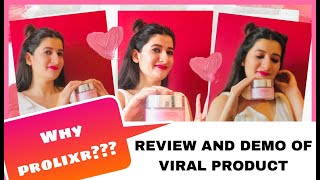 PROLIXR FACE MASK  For Glowing Skin  Detailed Review [upl. by Steen]