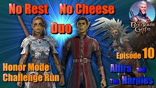 BG3 How to easily deal with the harpies without taking damage DUONO RESTNO EXPLOITS  Ep 10 [upl. by Mlehliw]