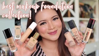 Best Drugstore amp Highend Foundation Review Loreal Infallible Maybelline Nars Fenty and many more [upl. by Aires479]