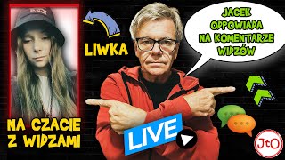 JACEK ODPOWIADA na KOMENTARZE WIDZÓW LIWKA na CZACIE  LIWKA i JACEK  LIVE [upl. by Nayllij]