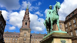 The Tower Christiansborg Palace Copenhagen Denmark 2019 The highest tower in Copenhagen [upl. by Esimorp682]