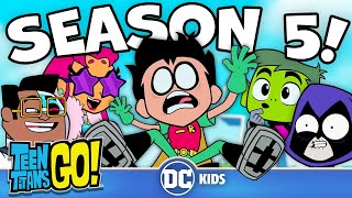 Season 5 BEST Moments Part 1  Teen Titans Go  dckids [upl. by Schach551]