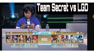 Group Stage Team Secret vs LGD HoK x EWC [upl. by Yrolg]