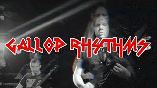 Metal Guitar Lesson Gallop ReverseInverted Gallop and Compound Gallop Rhythms [upl. by Tilford430]