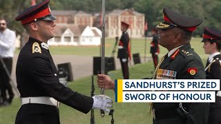 Winning the prestigious Sword of Honour at Sandhurst [upl. by Acinorav]