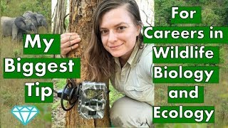 Biggest Tip for Careers in Wildlife Biology and Ecology  Fancy Scientist [upl. by Nevear833]