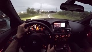 Modified V10 BMW M6 with Meisterschaft Exhaust 6MT  WR TV POV Night Drive [upl. by Nona316]