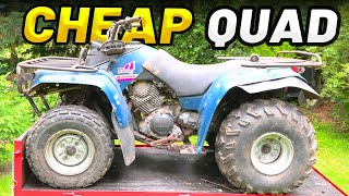 FIXING A CHEAP FOURWHEELER QUAD BIKE  Part 1 [upl. by Yromem]