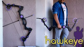 How I Made Hawkeyes Bow And Arrow From Cardboard  HAWKEYE [upl. by Yun]