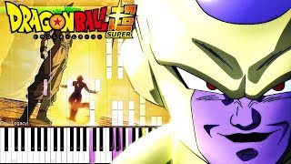 Dragon Ball Super OST  Golden Frieza  Piano Tutorial [upl. by Tab]