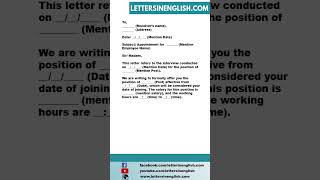 Employee Appointment Letter Template [upl. by Meares]